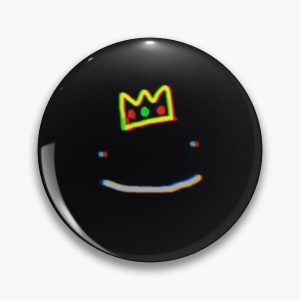 Ranboo Crown Smile Lapel Pin